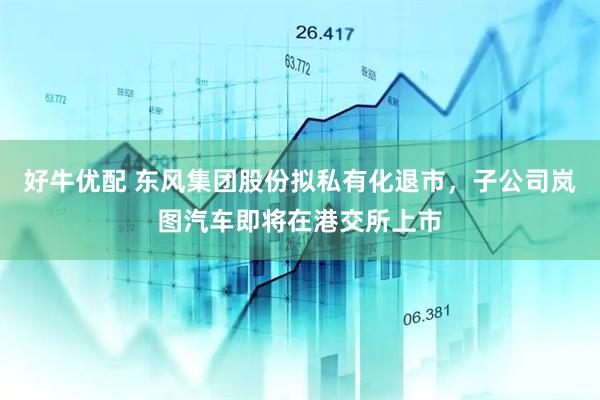 好牛优配 东风集团股份拟私有化退市，子公司岚图汽车即将在港交所上市