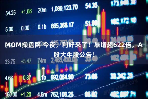 MOM操盘网 今夜，利好来了！暴增超622倍，A股大牛股公告！